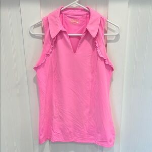 Lily Pulitzer Luxletic Pink Sleeveless Top